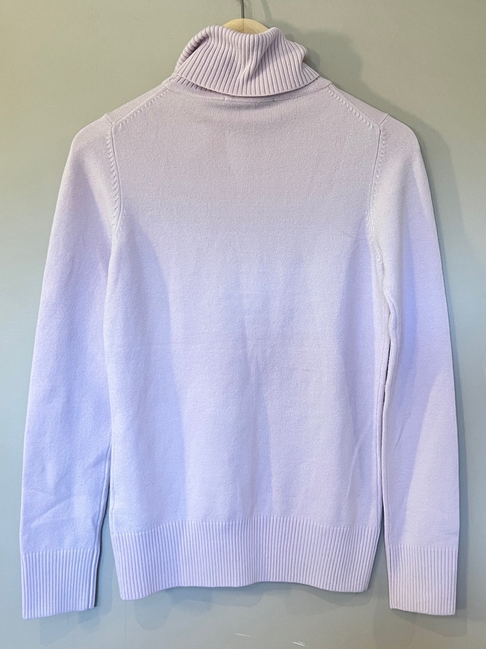 French Connection Lilac Turtleneck Sweater Women's Medium Soft Knit - Picture 5 of 8